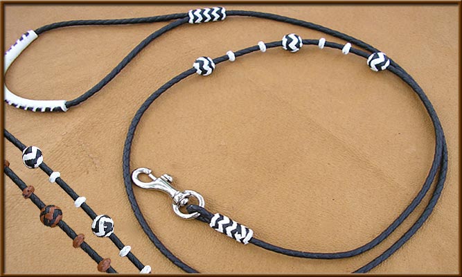 Kangaroo Braided Lead with Button Accents - show