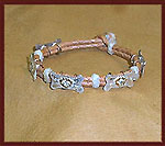 Silver Bones Concho Bracelet - bracelets
