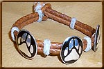 Silver Paw Concho Bracelet  - bracelets
