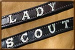 Personalized English Bridle Leather Collars. CUSTOM ORDER 4-6 WEEK DELIVERY - Handbeaded